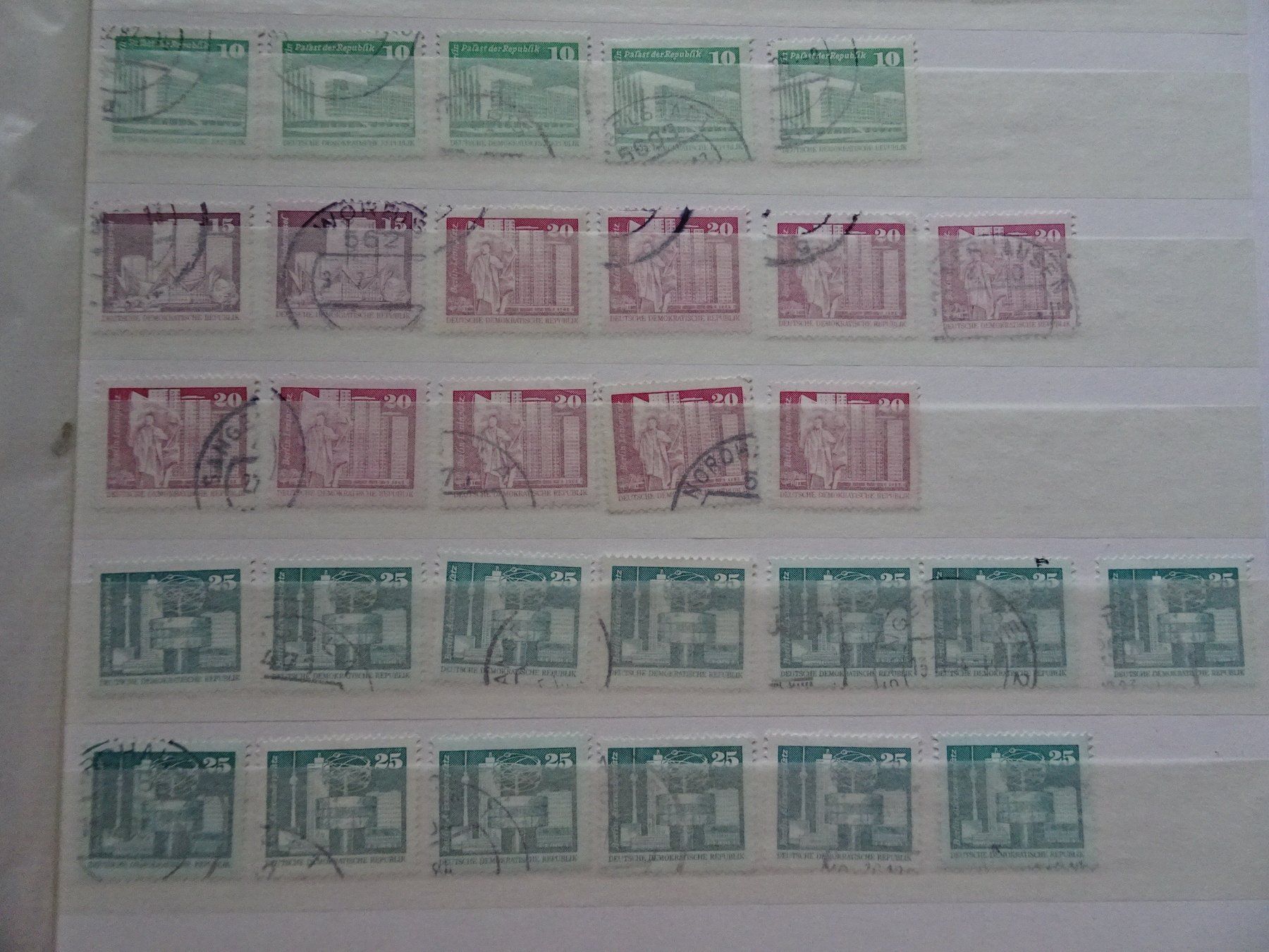 Alle Briefmarken: DDR Dauermarken – Gebraucht aus Aadorf von Chnorli-Furz 4