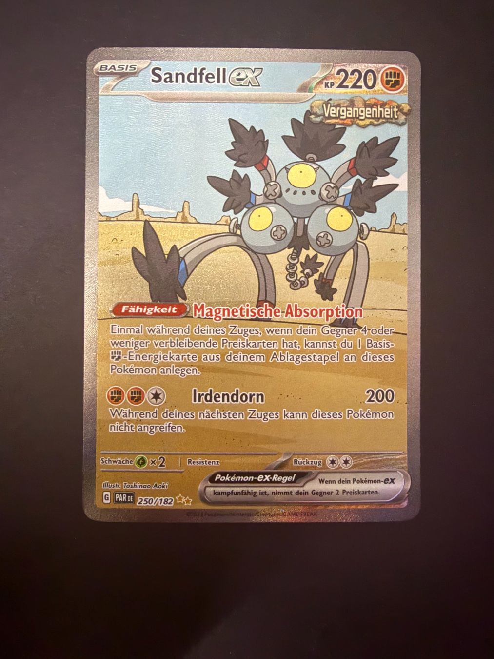 Pokémon Sammelbilder & Trading cards: Pokemon ex Sandfell 250 – Gebraucht aus Basel von ray.alround