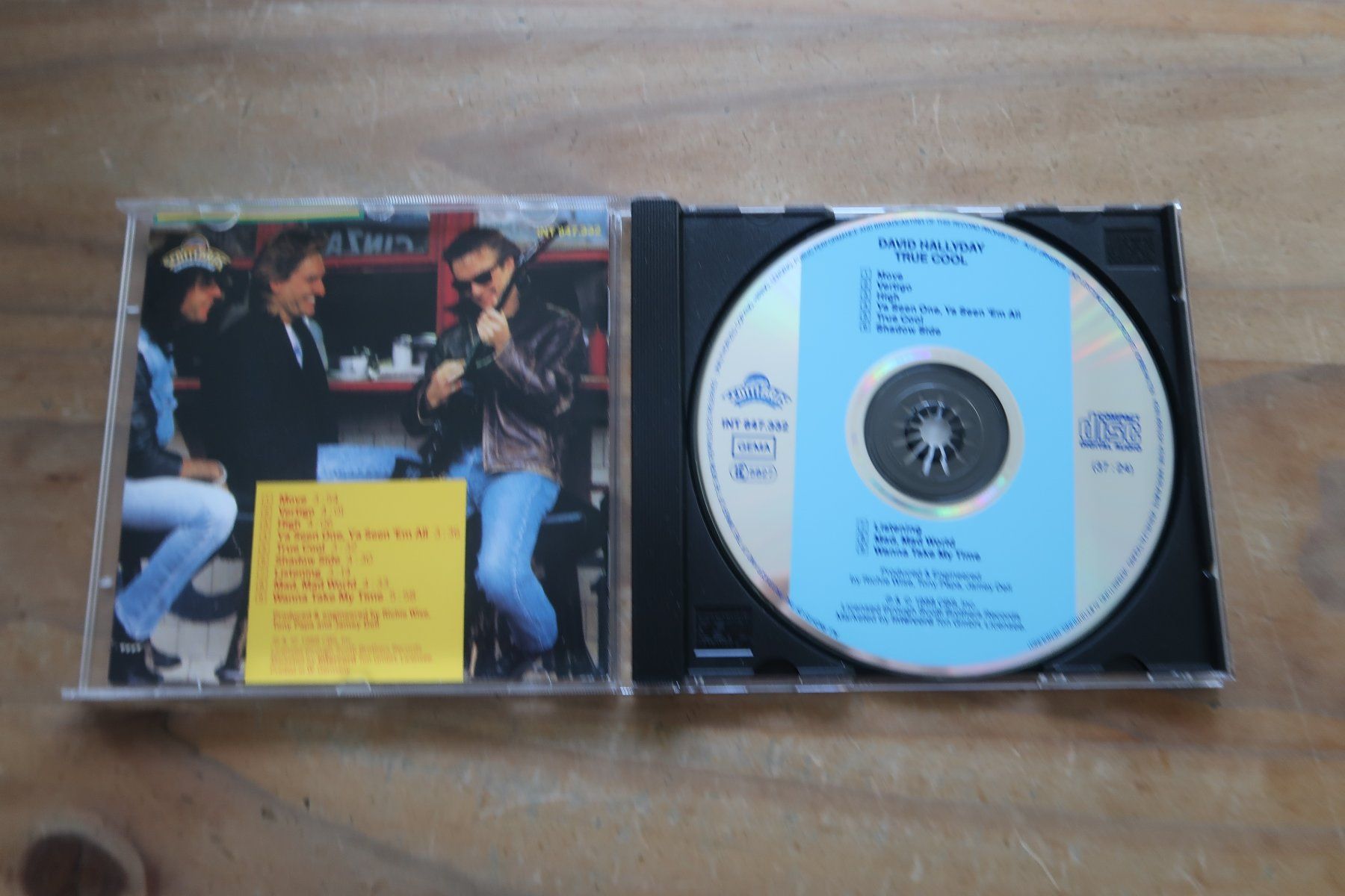CD: DAVID HALLYDAY - TRUE COOL - AOR MELODIC ROCK - CD – Usato da Basel venduto da Patiscat 3