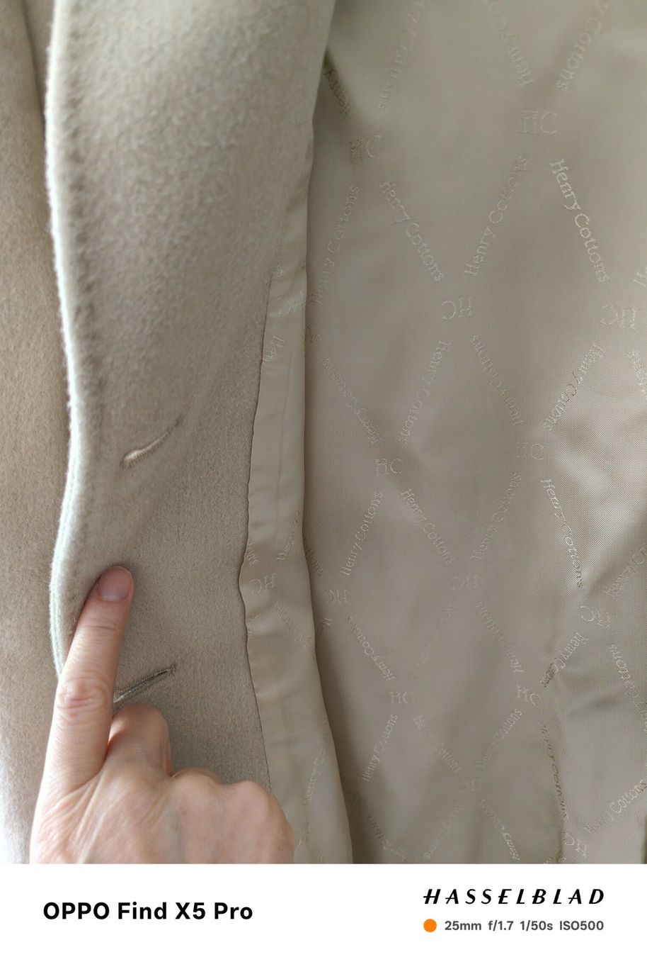 Cappotti: Mantel beige, Marke Henry Cotton – Usato da Mumpf venduto da Loco_Roco 2