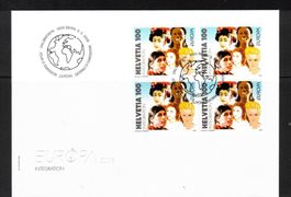 2006 Europa  FDC 4er UNO aus ABO