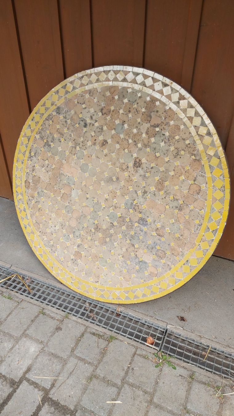 Piatti di portata: Mosaiktischplatte massiv – Difettoso da Alikon venduto da Brunzolini