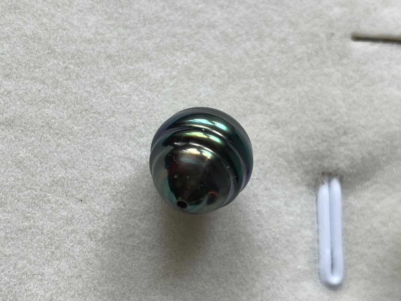 Perle (finte): Tahitiperle 9.6x11 mm – Nuovo (secondo la descrizione) da Bern venduto da Steinfieber 5