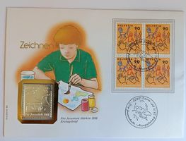 Numisbrief Zeichnen mit Silbermedaille ab 1 Fr. !!