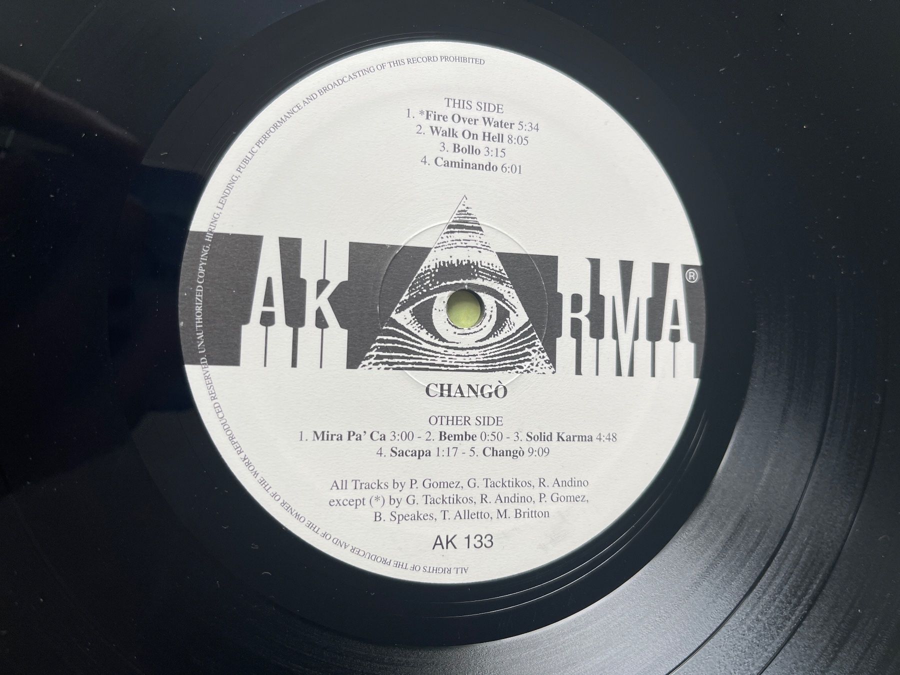 Dischi in vinile: Chango - Chango - Akarma AK 133 – Usato da Frutigen venduto da Philippe_jsp 2