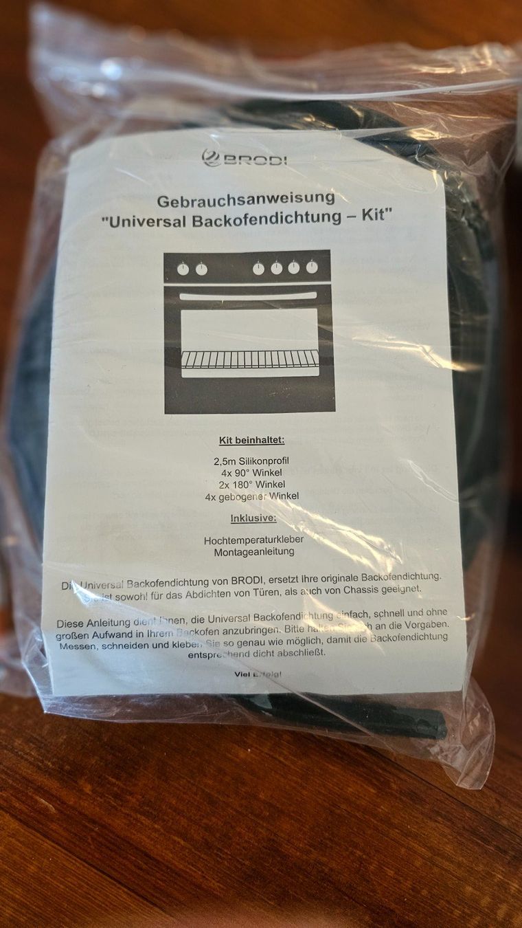 Sanitari: Backofendichtung kit - Brodi Universal – Nuovo e nell'imballaggio originale da Küssnacht am Rigi venduto da delanyc 5