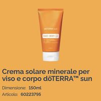 Crema solare naturale doTERRA