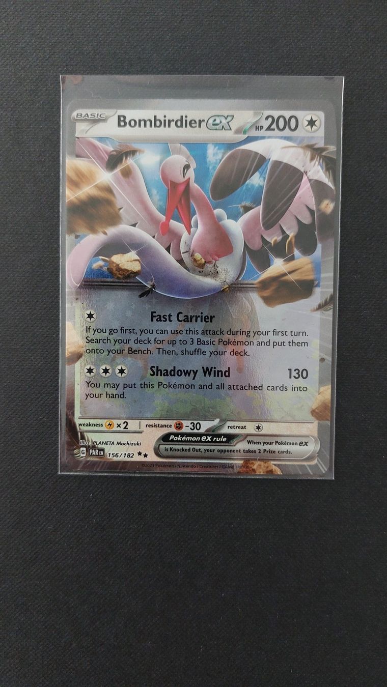 Pokémon Carte collezionabili: Bombirdier ex Paradox Rift – Nuovo (secondo la descrizione) da Bellinzona venduto da Pagur