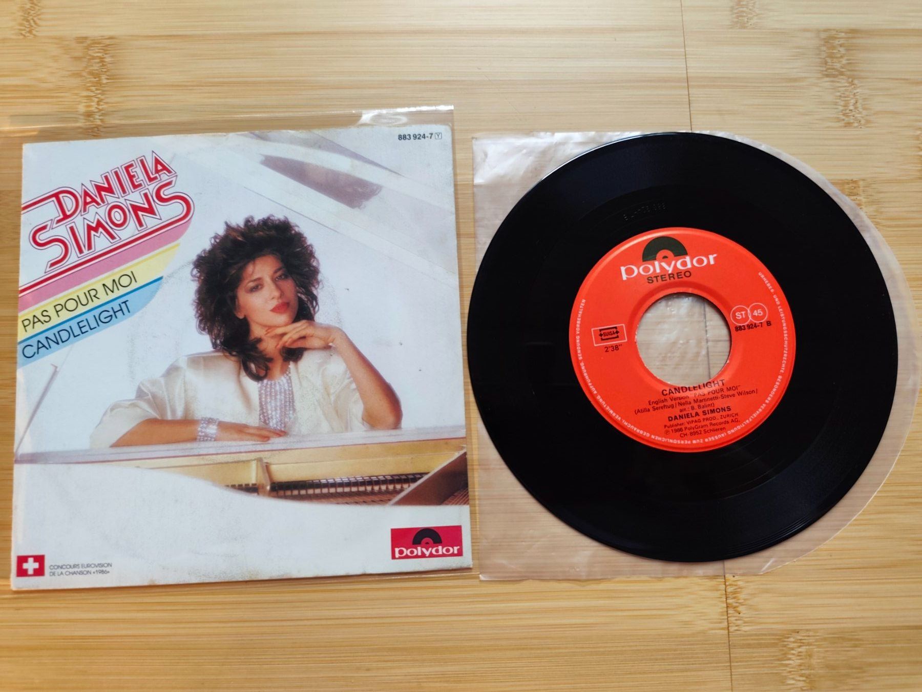 Vinyles: Daniela Simons – Pas Pour Moi / Candlelight – D'occasion à Emmenbrücke par lamorak 1