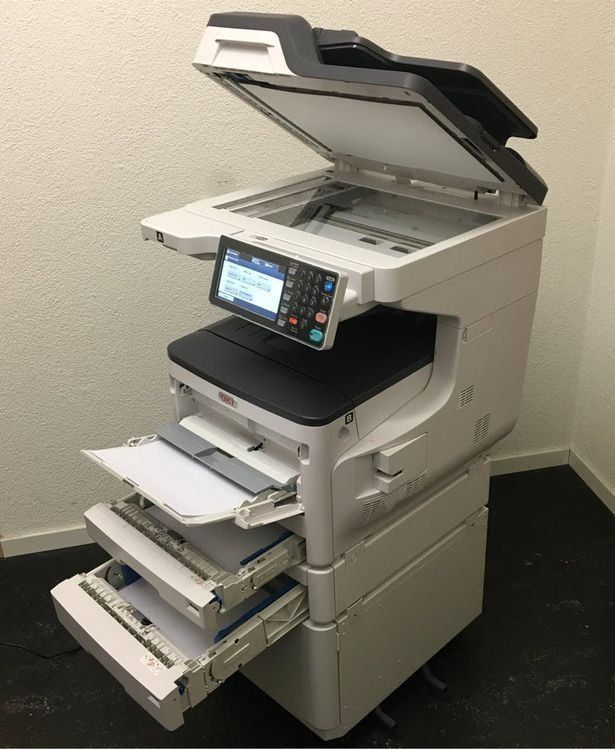 Oki Drucker: Oki MC853dnct, A3 Color MFP, wenig gebraucht, Top Preis – Gebraucht aus Glattbrugg von copytron 2