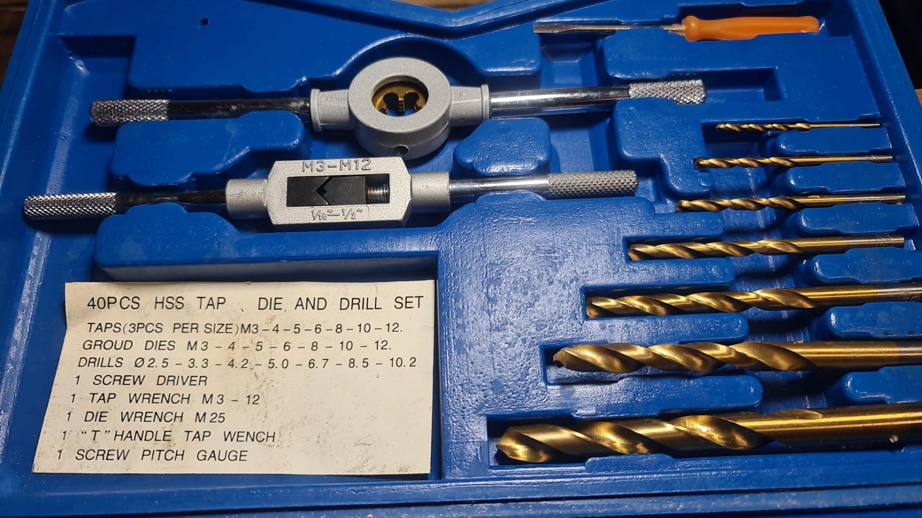 Alle Werkzeuge: Gewindeschneid-Satz – Neu und originalverpackt aus Egerkingen von ogi3131 3