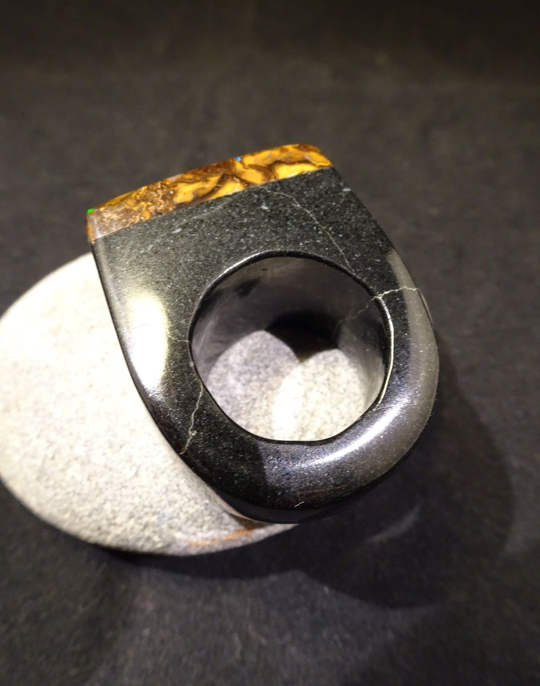 Anelli: Steinring mit Yowah Opal. – Nuovo (secondo la descrizione) da Niederbüren venduto da Raphael014 1