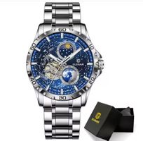 Montre homme automatique design acier inoxydable Glenaw