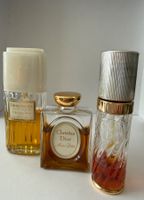 Drei sehr alte Parfum Flacons von Christian Dior