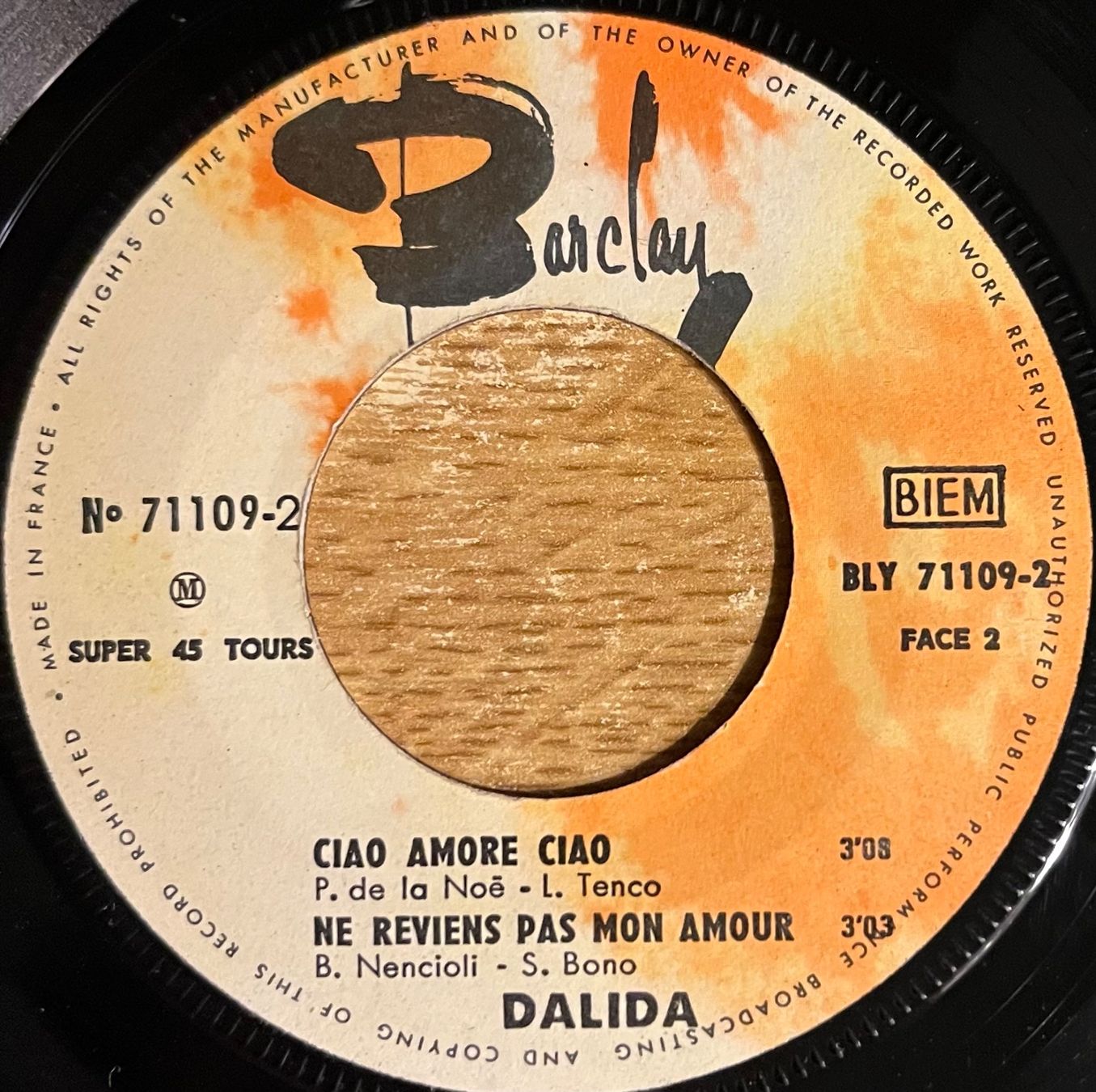 Schallplatten: DALIDA - PLUS LOIN QUE LA TERRE – Gebraucht aus Bussigny von vinyl-pas-cher 3
