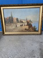 Antikes Ölgemälde von K. Schwartz