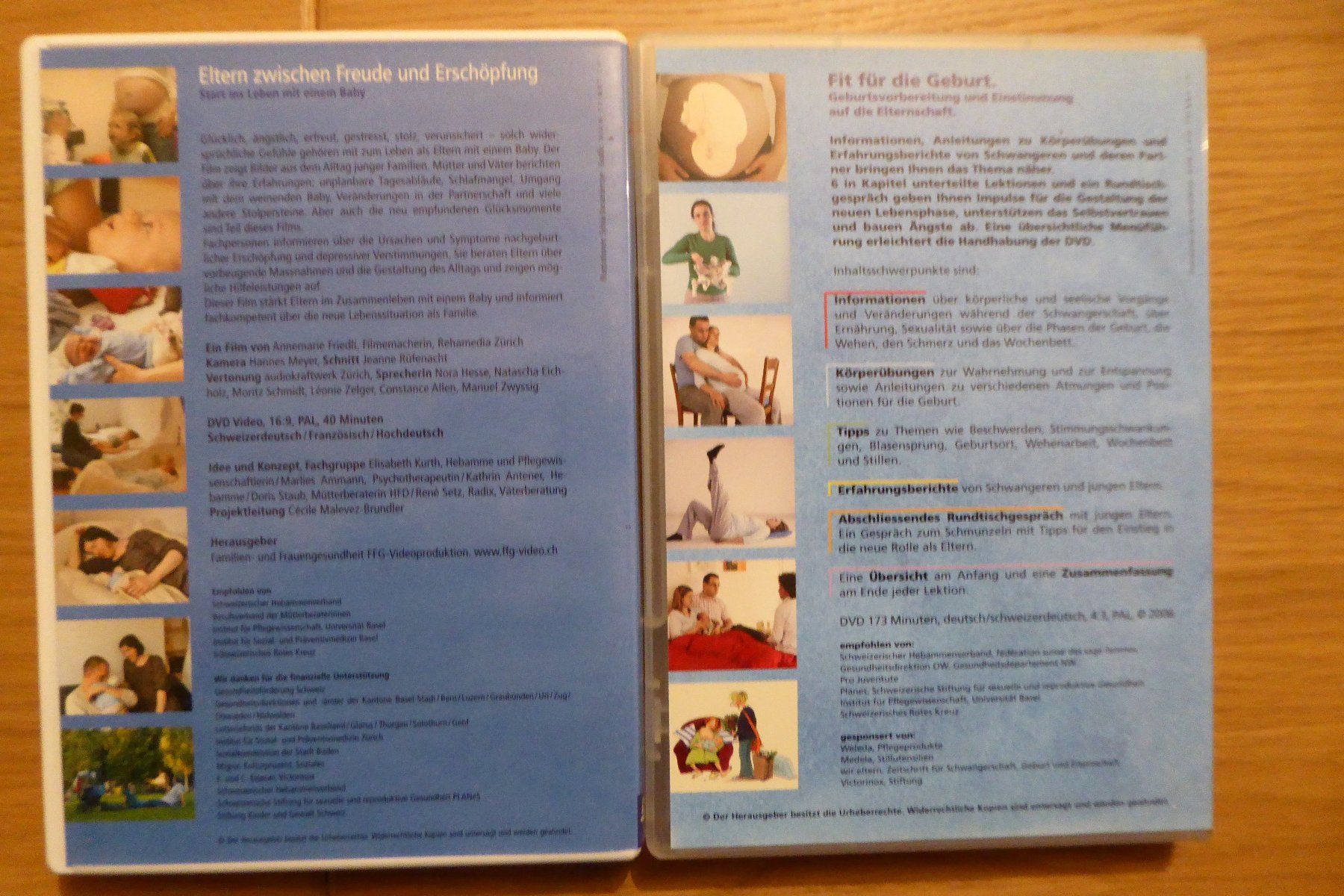 Tutti i DVDs: 2x DVD Eltern Geburt – Usato da Allschwil venduto da Summelsarium 1