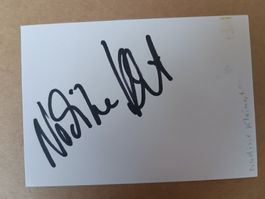 Nadine Kleinert -  original Autogramm - Olympia Silber