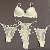 Ensemble lingerie blanc dentelle