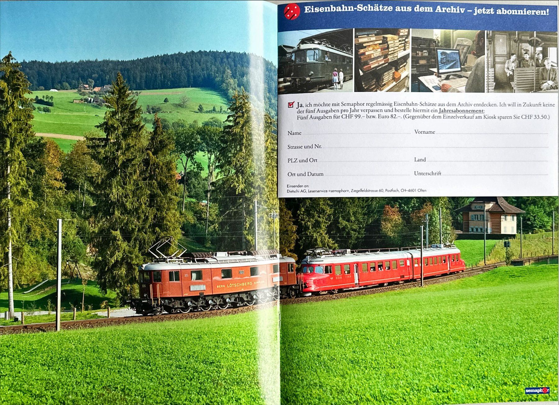 Zeitschriften & Magazine: Semaphor Winter 2011 – Neu und originalverpackt aus Murgenthal von View 4