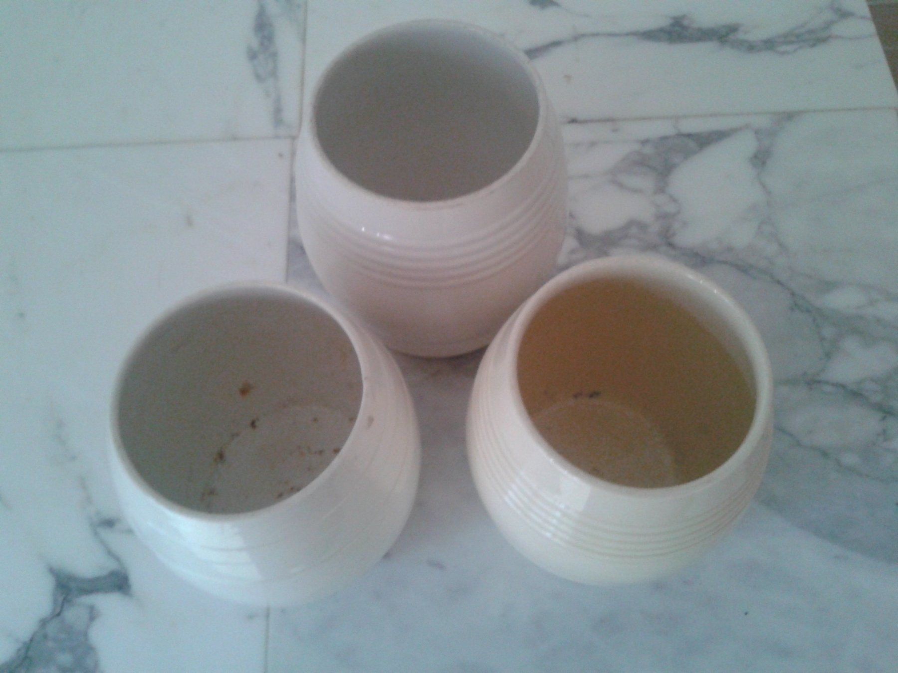 Tutte le decorazioni: 3er Set unterschiedlicher Pots – Usato da Camorino venduto da Campellino 5