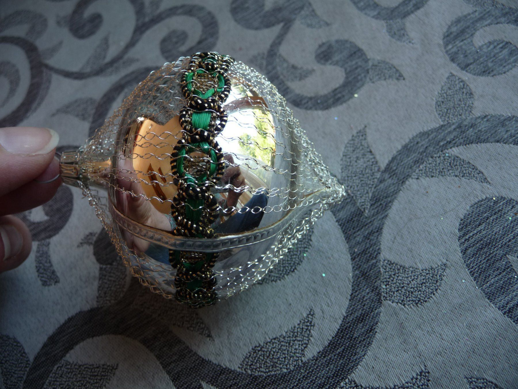 Tutte le decorazioni: Nostalgischer  Christbaumschmuck silbern – Nuovo e nell'imballaggio originale da Alpnach Dorf venduto da marvo 2