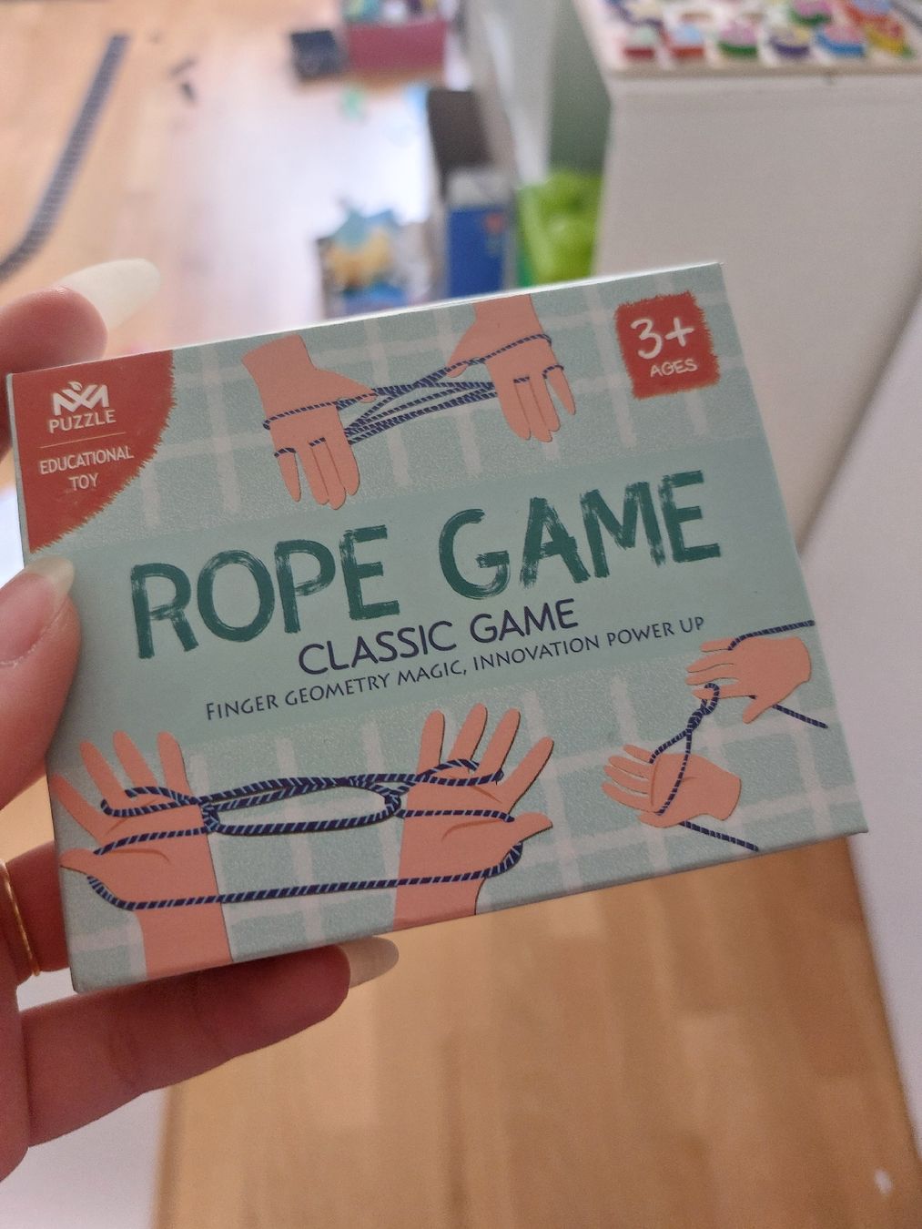 Giochi: Seil-Spiel, Geschicklichkeitsspiel, ab 3 J. – Usato da Gwatt (Thun) venduto da B.D.999