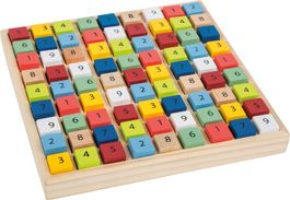 Sudoku multicolore en bois ( NEUF )