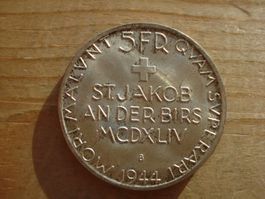 (S) 5 Franken 1944 St. Jakob STGL
