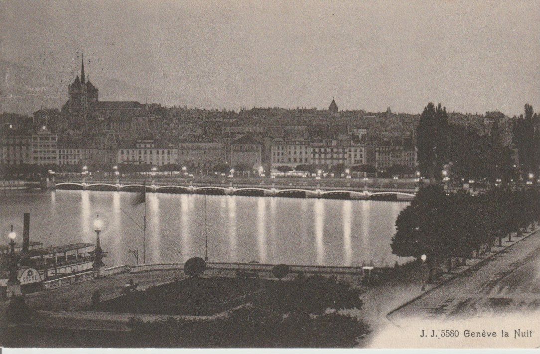 Cartoline postali: CH 139 Genève, la nuit, 1914 – Nuovo (secondo la descrizione) da Freienbach venduto da Bhaltis