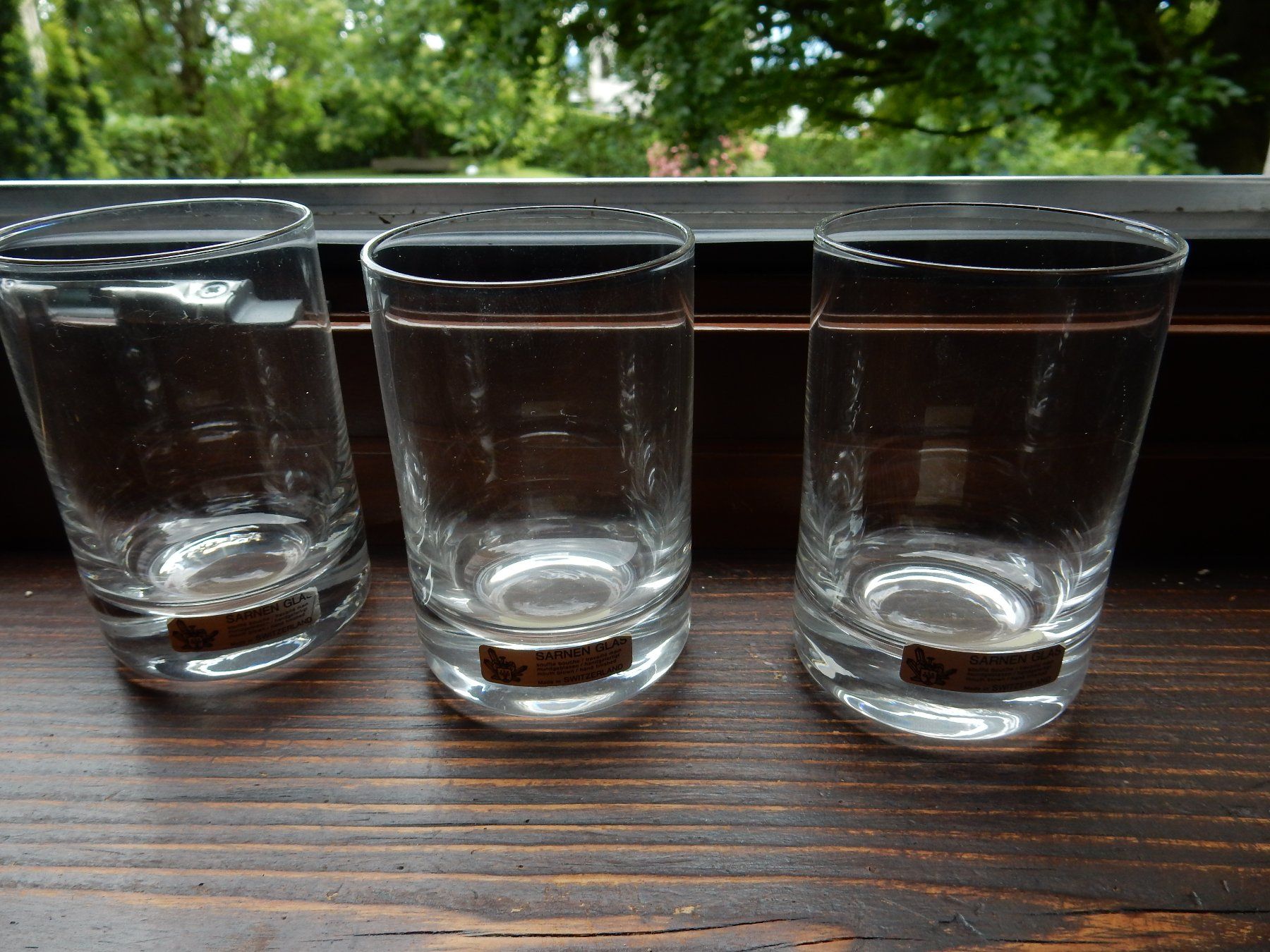 Bicchieri: 3x Trinkglas Sarner Glas Whisky Glas – Nuovo (secondo la descrizione) da Jona venduto da simongarden 2