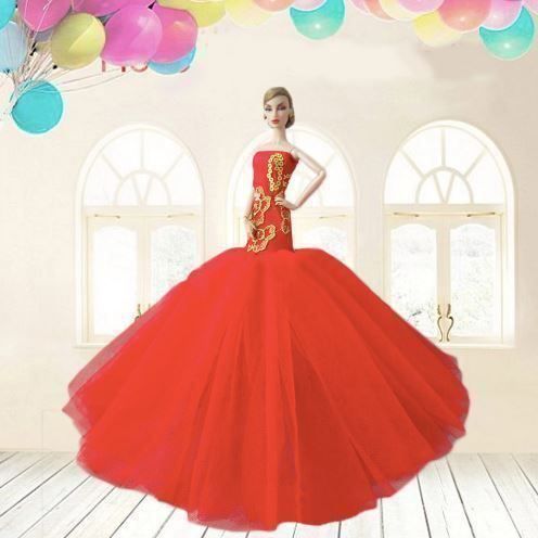 Bambole: BARBIE TRAUMKLEID IN ROT    20006 – Nuovo (secondo la descrizione) da Stansstad venduto da Teilnehmer1 2