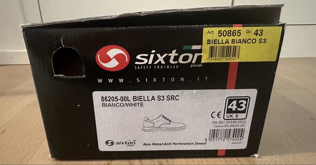 Chaussures hommes: Chaussures de sécurité SIXTON  – Neuf avec emballage d'origine à Genève par AuTuMnLoveR 2