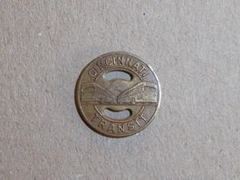 Jeton  Token  USA  Cincinati  Transit
