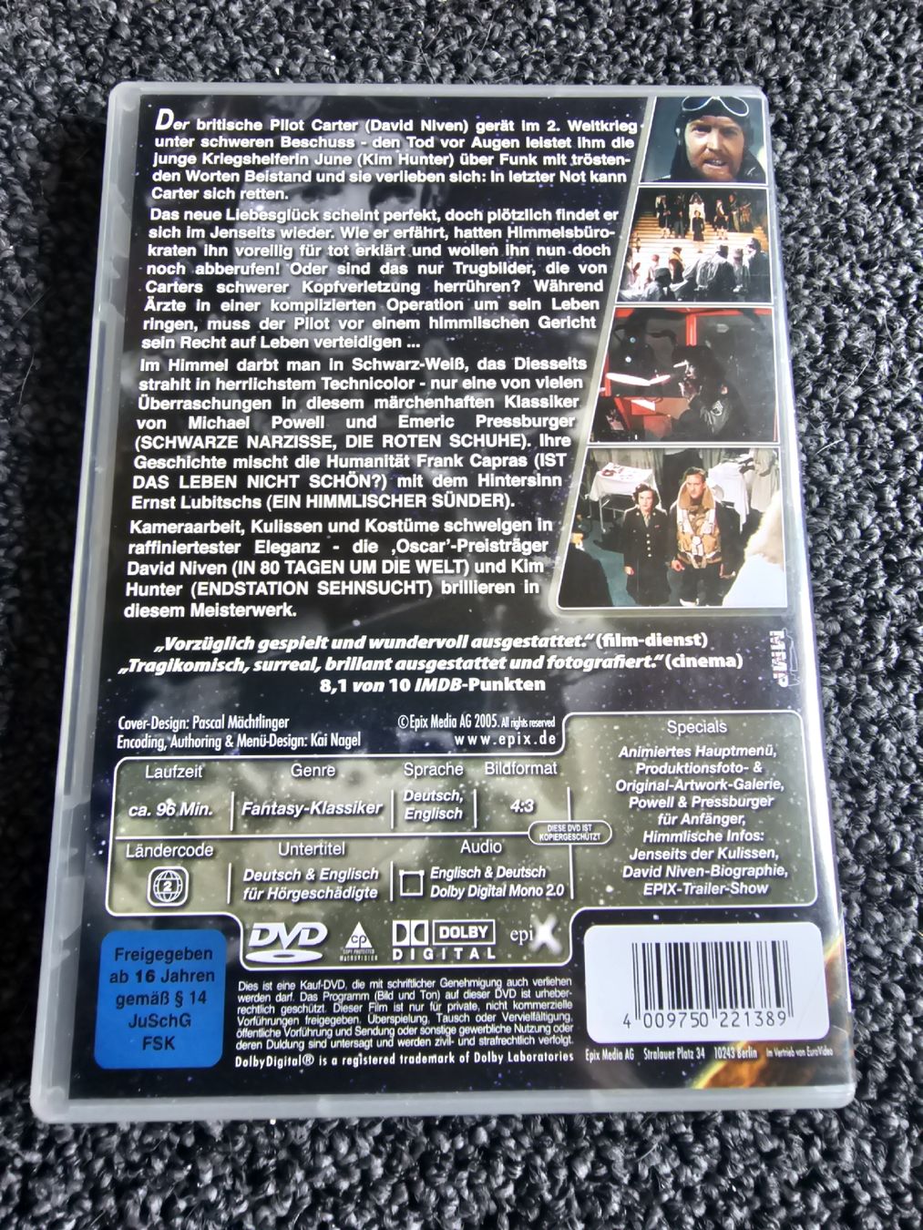 Tutti i DVDs: Irrtum im Jenseits (22071) – Usato da Ruswil venduto da jan_bxl5 1
