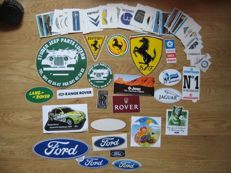 Sticker: Autocollants vintage auto divers! – Usato da Champlan venduto da baghera12