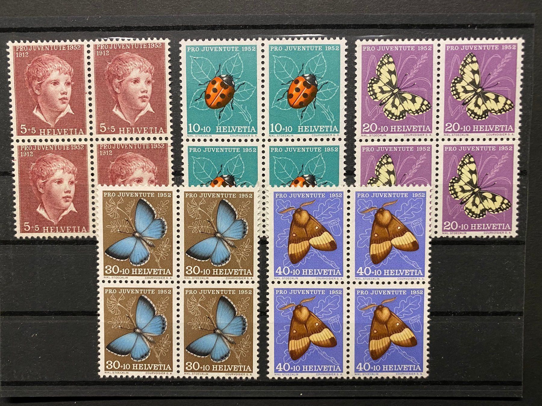 Tutti i francobolli: Pro Juventute Marken 1952 (Postfrisch) – Nuovo (secondo la descrizione) da Kirchenthurnen venduto da Scherzengel