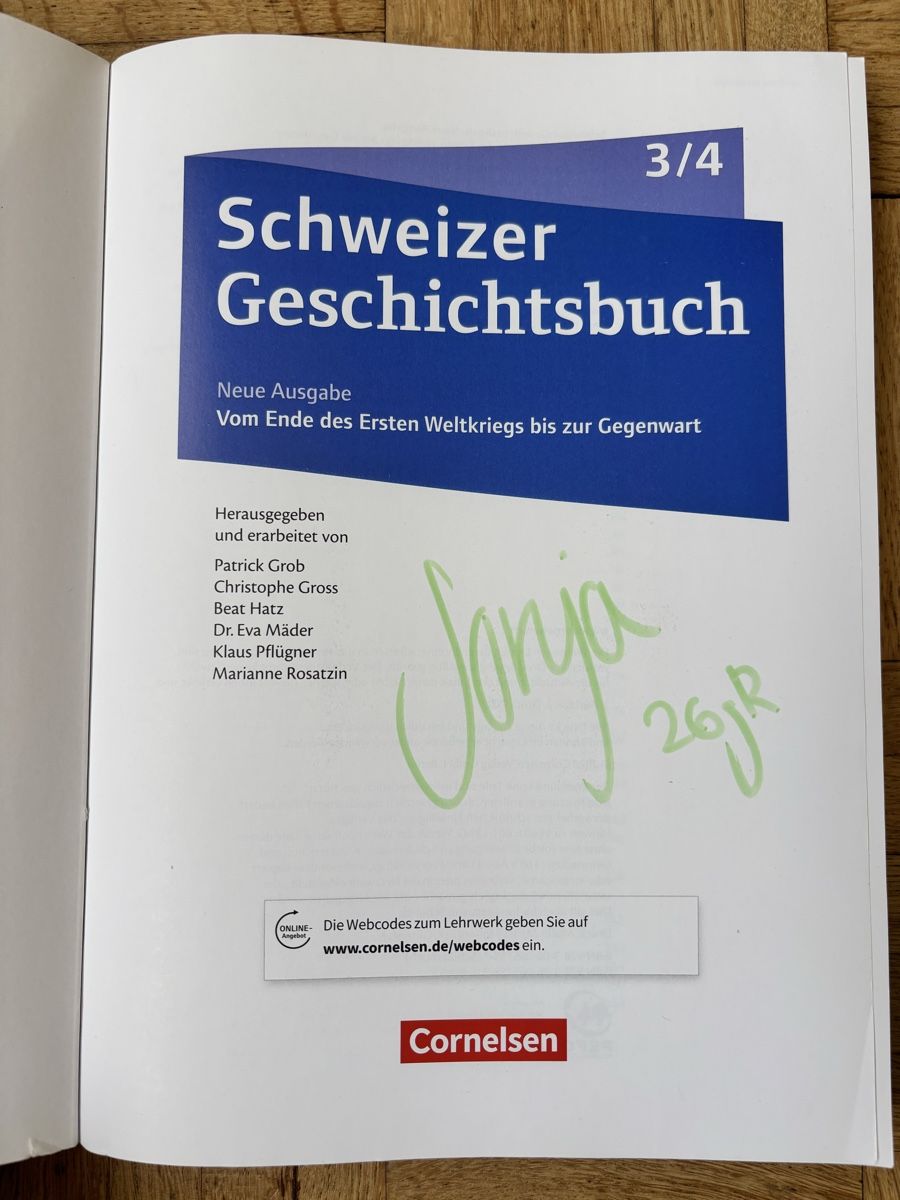Libri: Schweizer Geschichtsbuch 3/4 – Usato da Thun venduto da bif_my7y 3