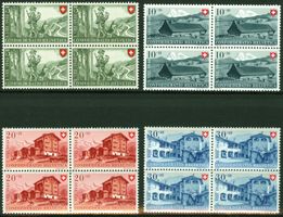 1948_PP Satz VB **, SBK B38 - B41; Originalgummiert