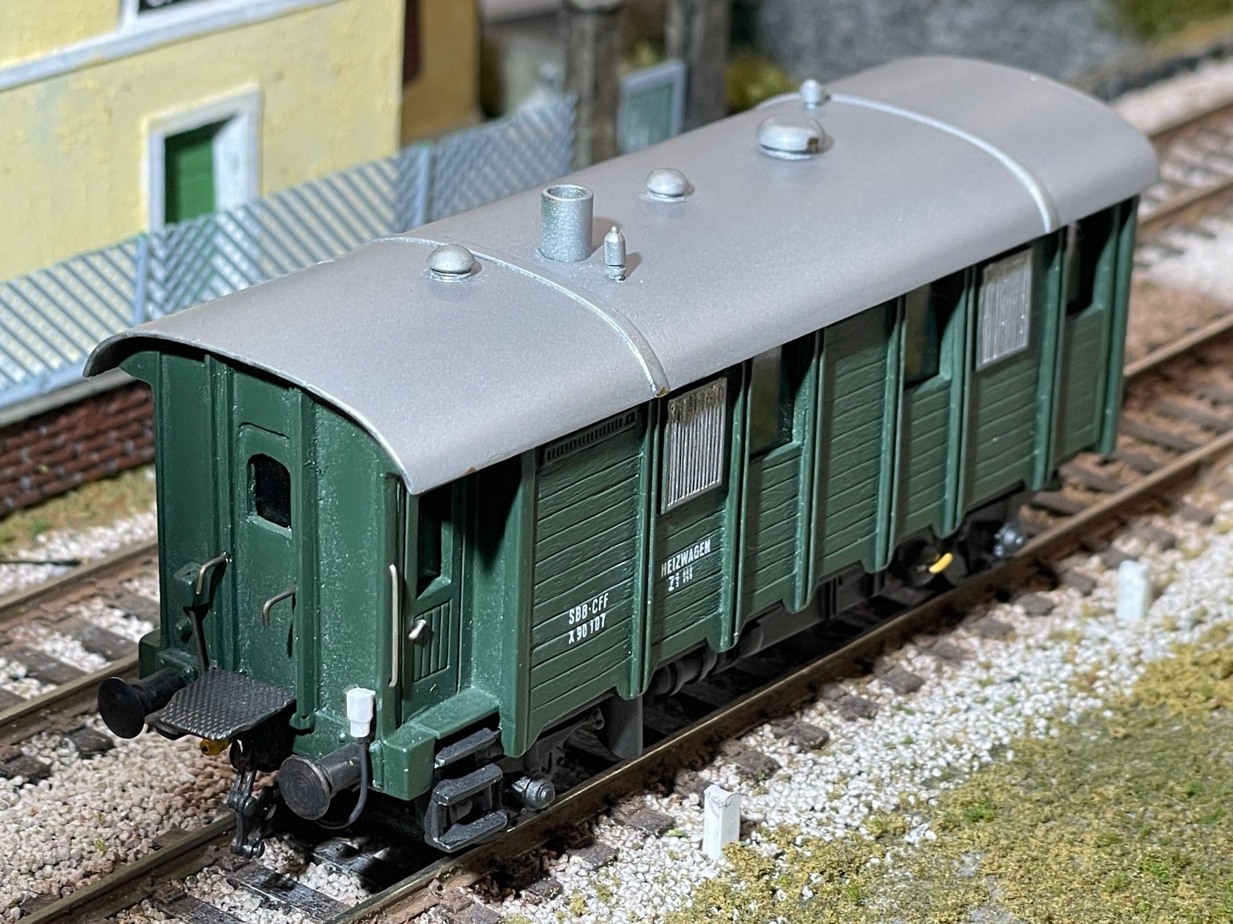 Pocher Modellini di ferrovie: Pocher Dampfheizwagen – Usato da Krummenau venduto da ferrotech 3