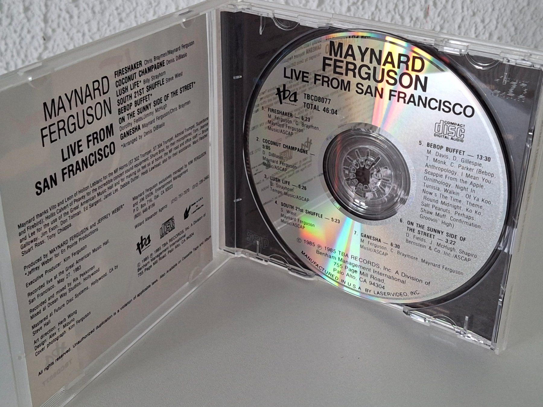 CD: CD Maynard Ferguson - Live from San Francisco – Usato da Aarberg venduto da Jackup1 2