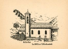 Wiler  VS  im Lötschental   -    Kirche