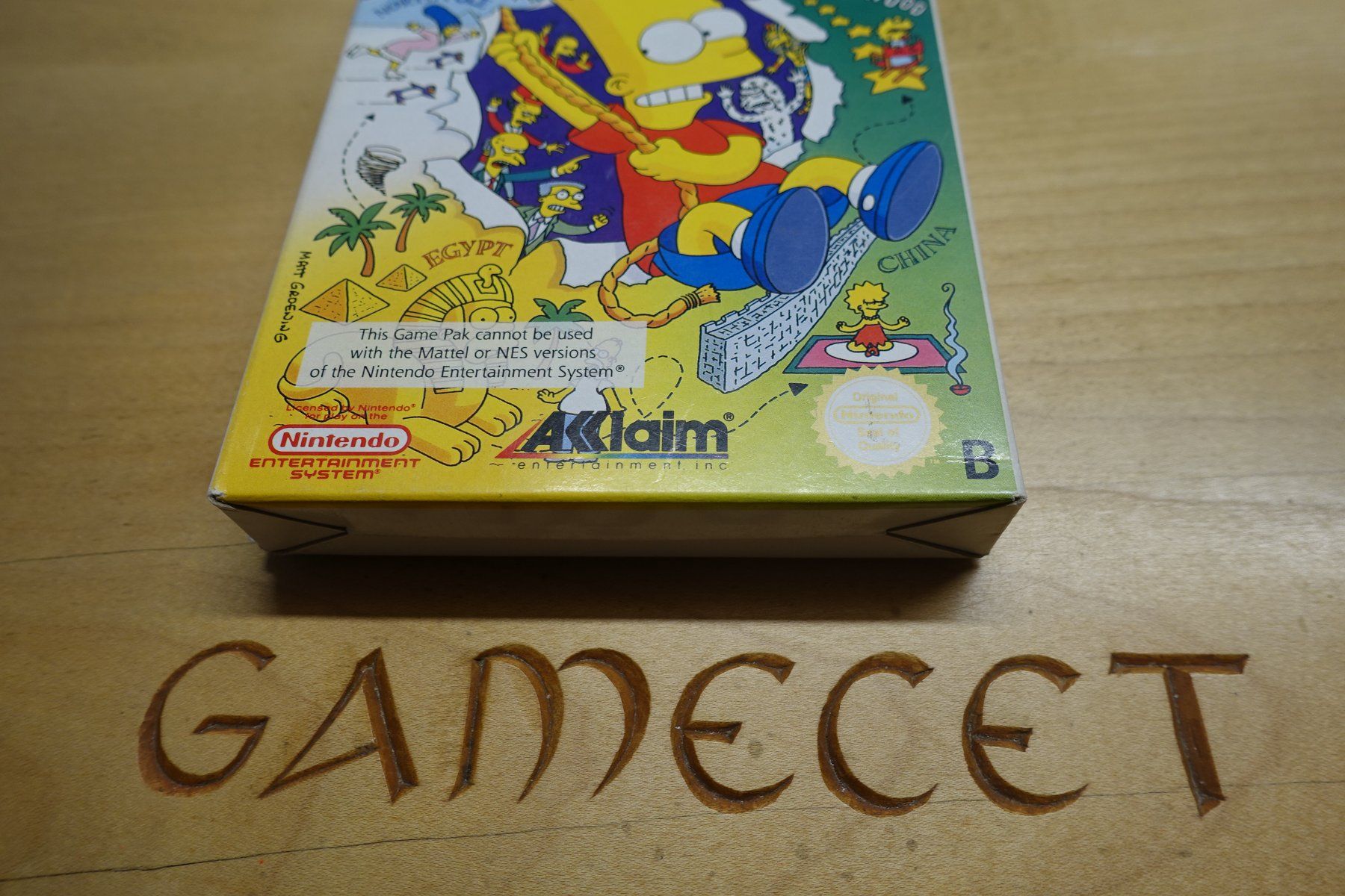 Nintendo Giochi: The Simpsons: Bart vs. the World NES Nintendo – Usato da Steinach venduto da Gamecet 1