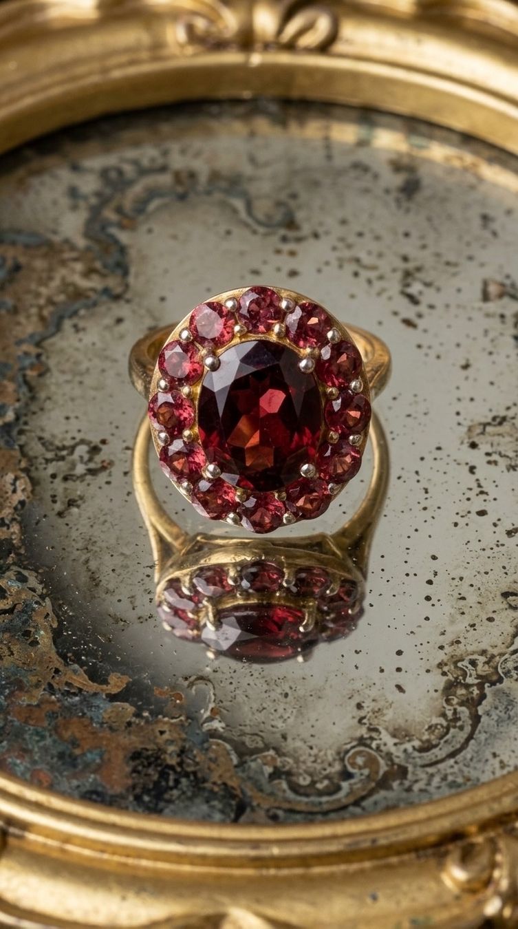 Ringe: Bague Grenat luxueuse – Neu und originalverpackt aus St-Maurice von Sandrinette123 2