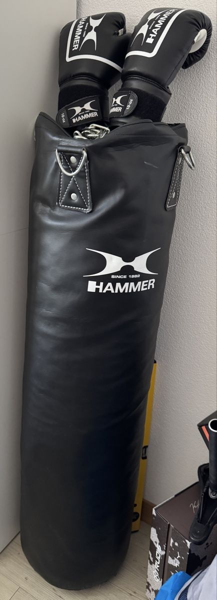 Sacchi da boxe: Boxsack Hammer+gratis Boxhandschuhe  – Usato da Willisau venduto da sebi_12