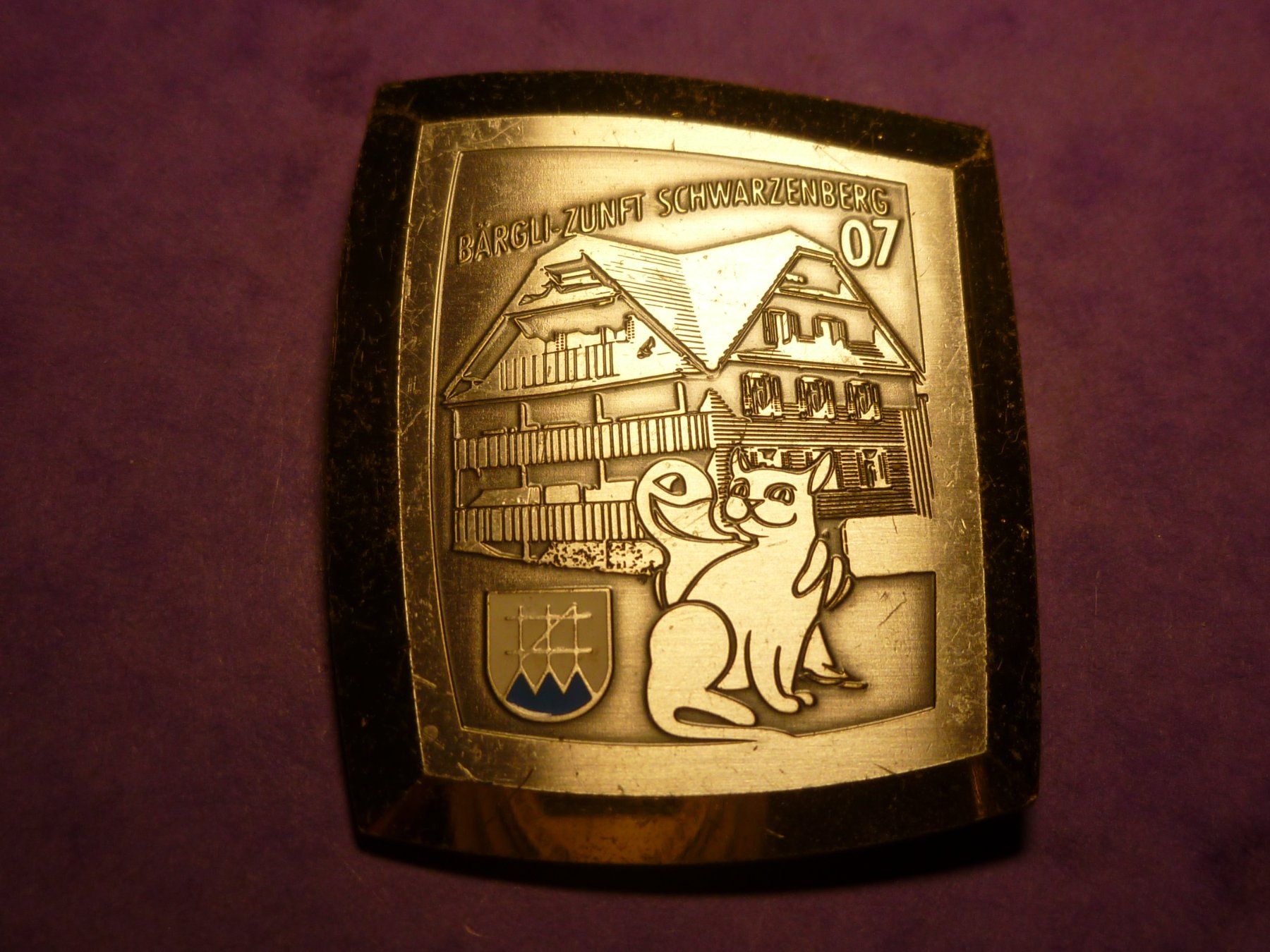 Plaketten & Abzeichen: SCHWARZENBERG 2007 GOLD – Gebraucht aus Ried (Muotathal) von Mandarin02