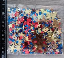 Confettis étoiles multicolores - Déco festive