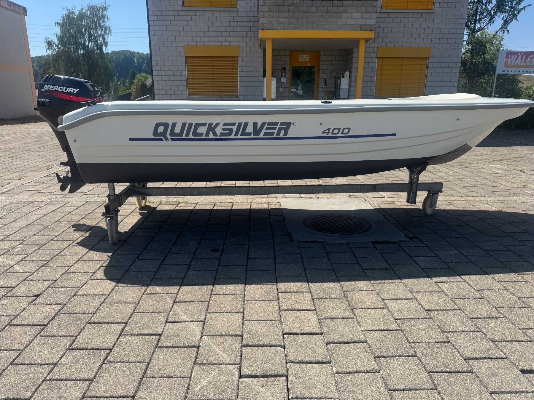 Quicksilver Barche: Quicksilver 400 Freizeitboot mit MFK, 8 PS mit Anlasser! – Usato da Madiswil venduto da JKBooteGmbH 2