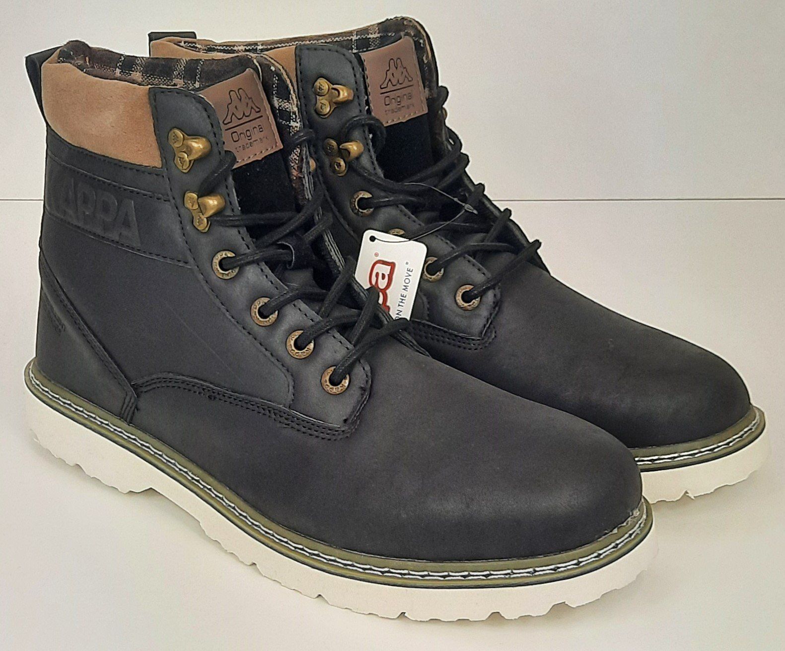 Kappa Scarpe da uomo: KAPPA Whymper Boots schwarz / dunkelbraun Gr. 46 – Nuovo e nell'imballaggio originale da Seuzach venduto da VT-Collections1