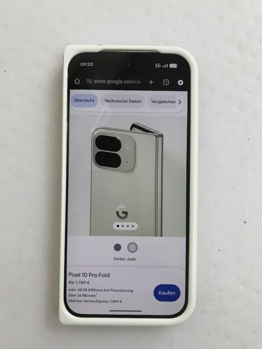 Google Portables: Google Pixel 10 Pro Fold Jade 256GB – Neuf (Voir description) à Basel par asylum.boy 1